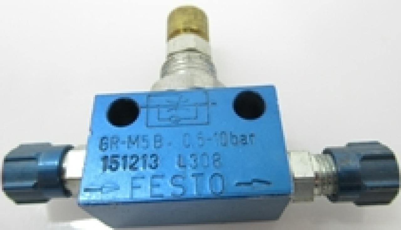 Fojtó-visszacsapó szelep 5mmB GR-M5-B 151213 (FES)