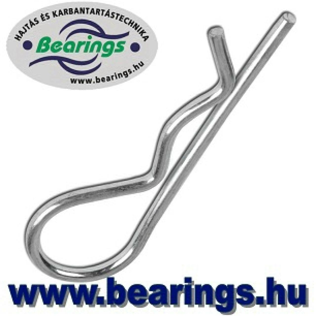 Rugós biztosító szeg 5*110mm DIN11024  (EU)