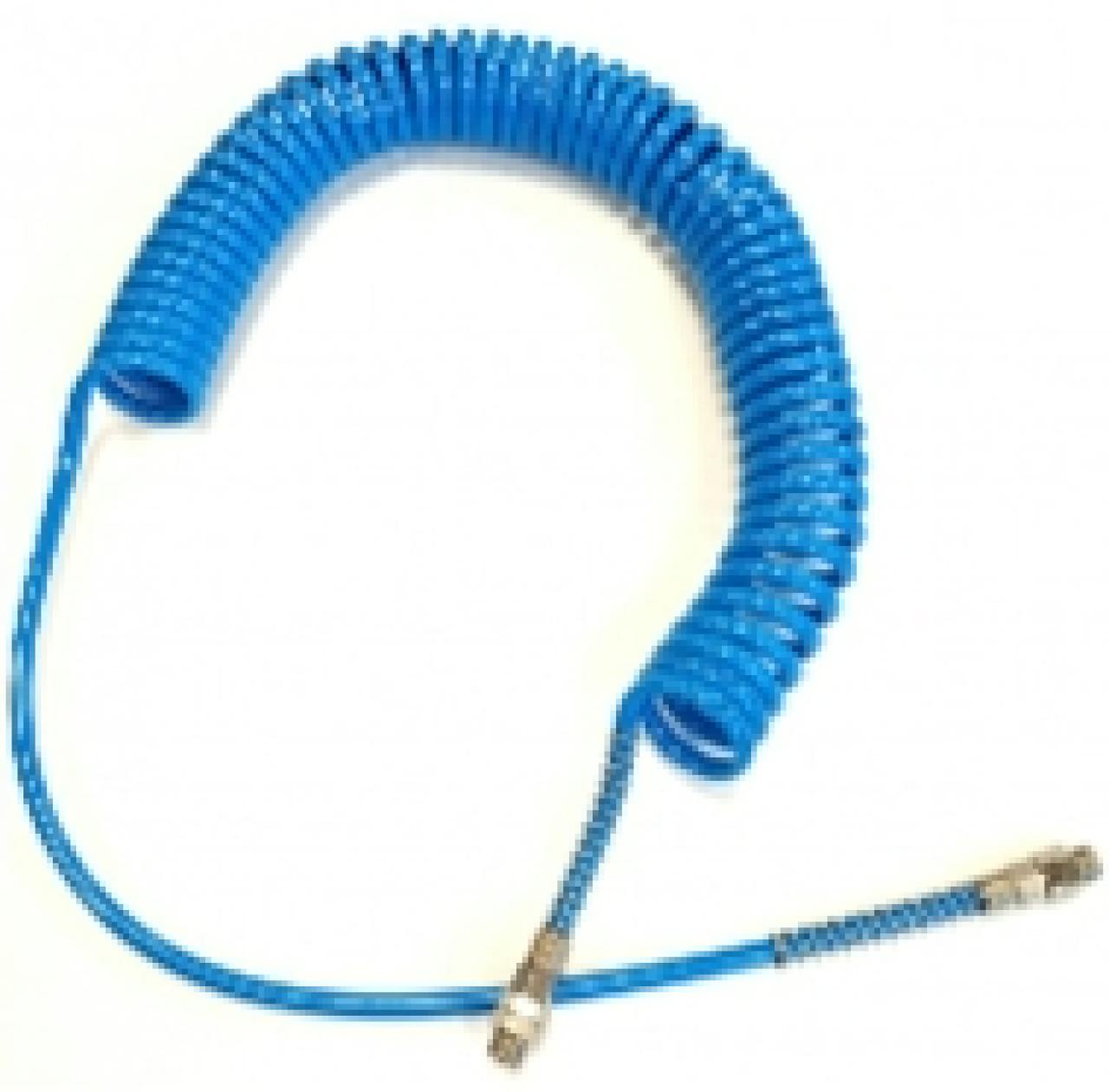 Spiráltömlő 8/5 PU 5m 1/4" forgó fittinggel, csatlakozó nélkül SPF58SB050R (REC)