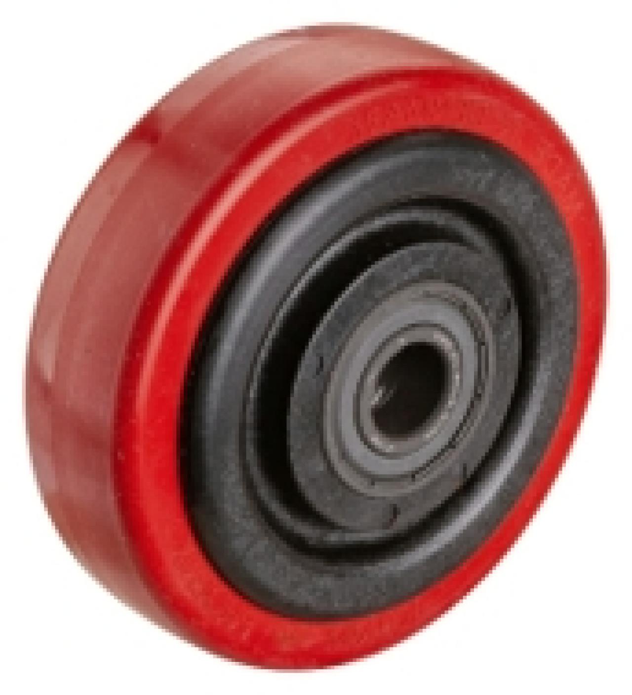 Alapkerék 100 B24.101 piros 250 °C hőálló terhelhető: 100kg (BS)