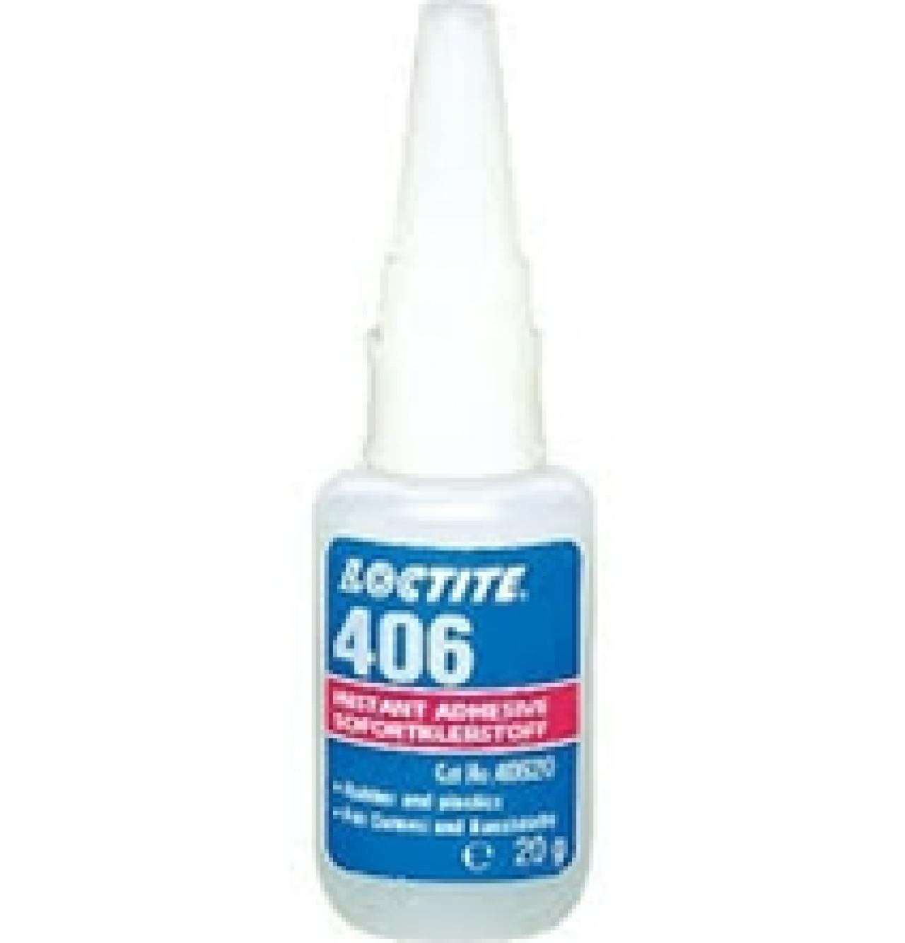 Loctite 406/20gr Pillanatragasztó műanyaghoz (LOC)