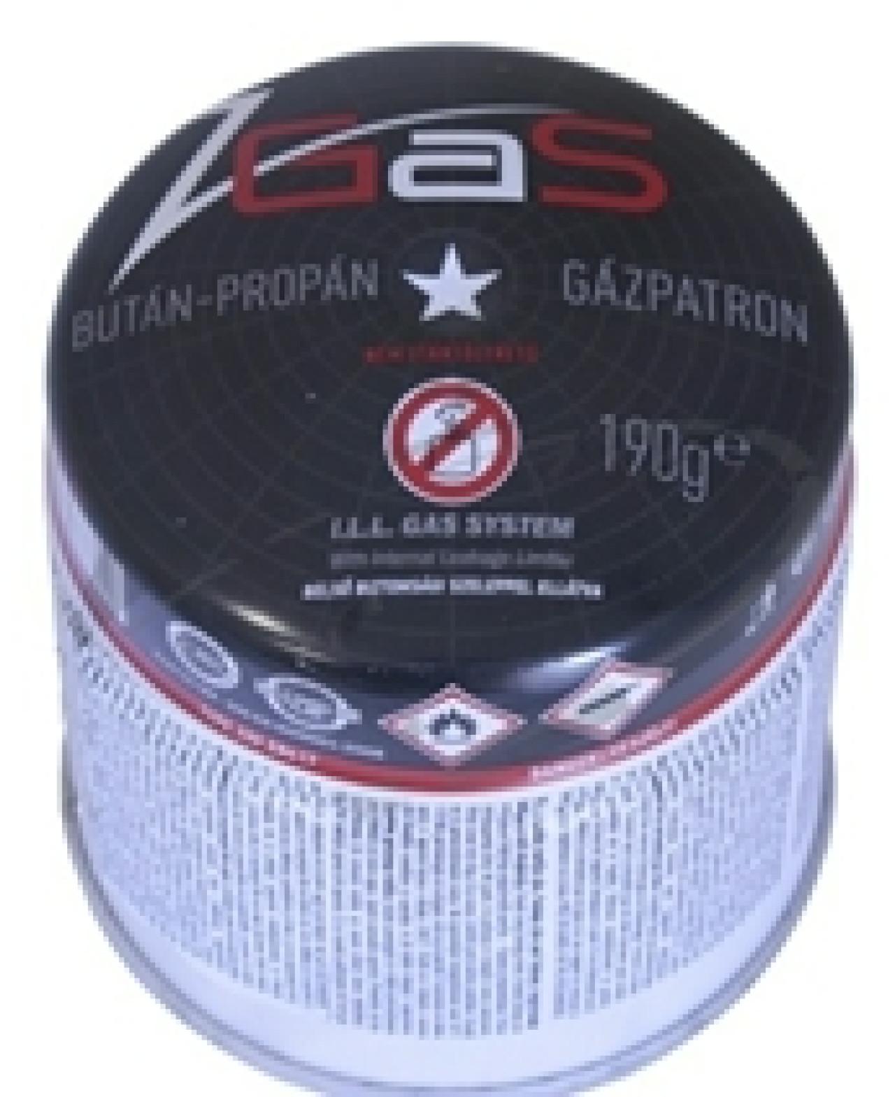 Gázpatron 190gr 100% pr.bután Z-gas 050105-0091 (EU)