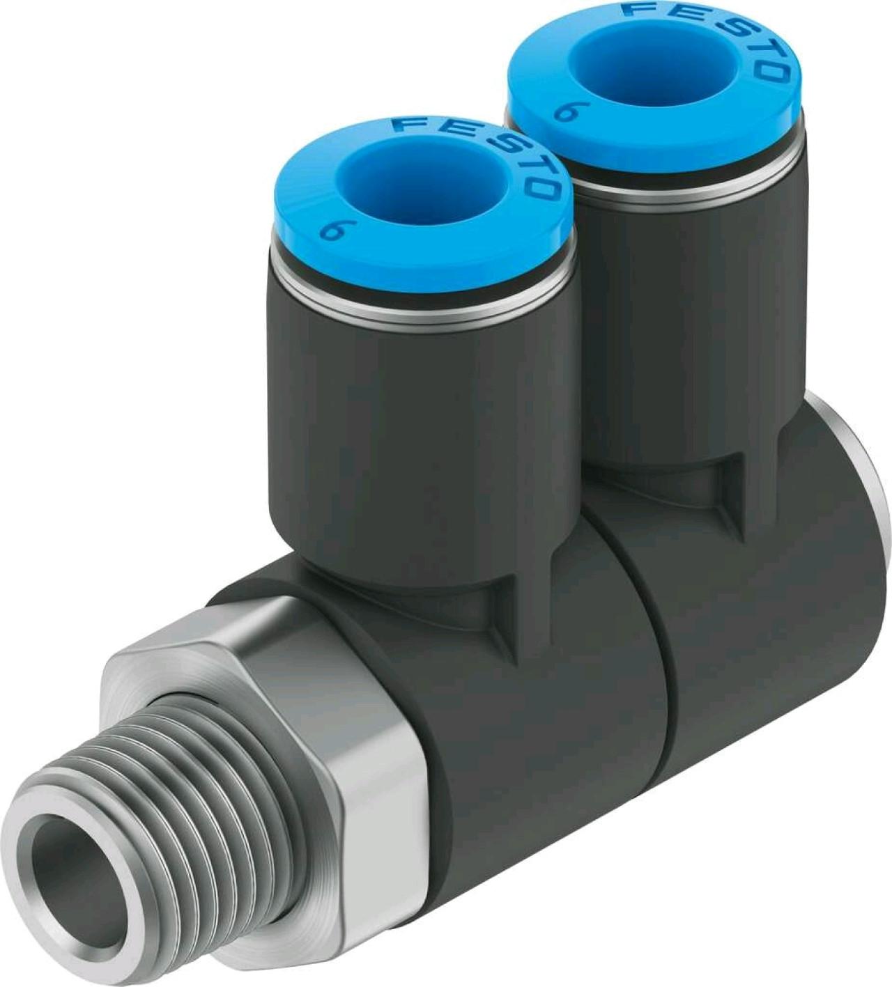 L 10-1/4"K többszörös elosztó QSLV2-1/4-10 153217 (FES)