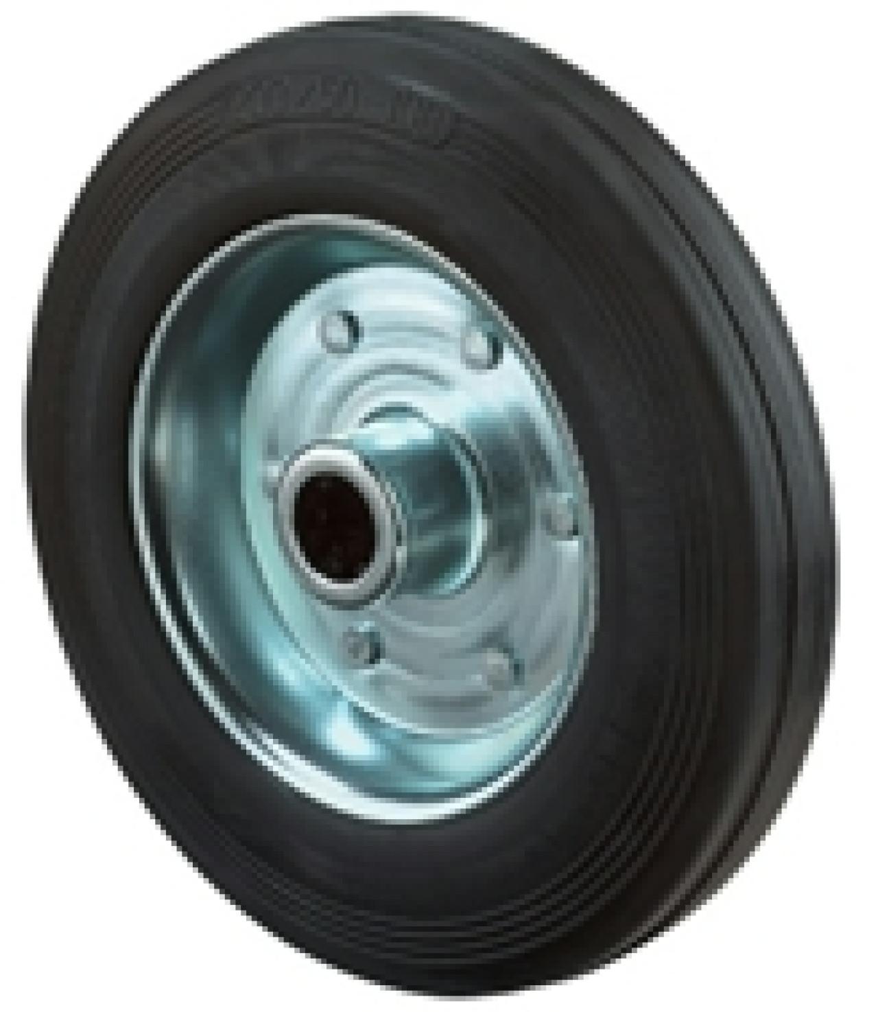 Alapkerék 125 B55.125 fekete terhelhető: 100kg (BS)