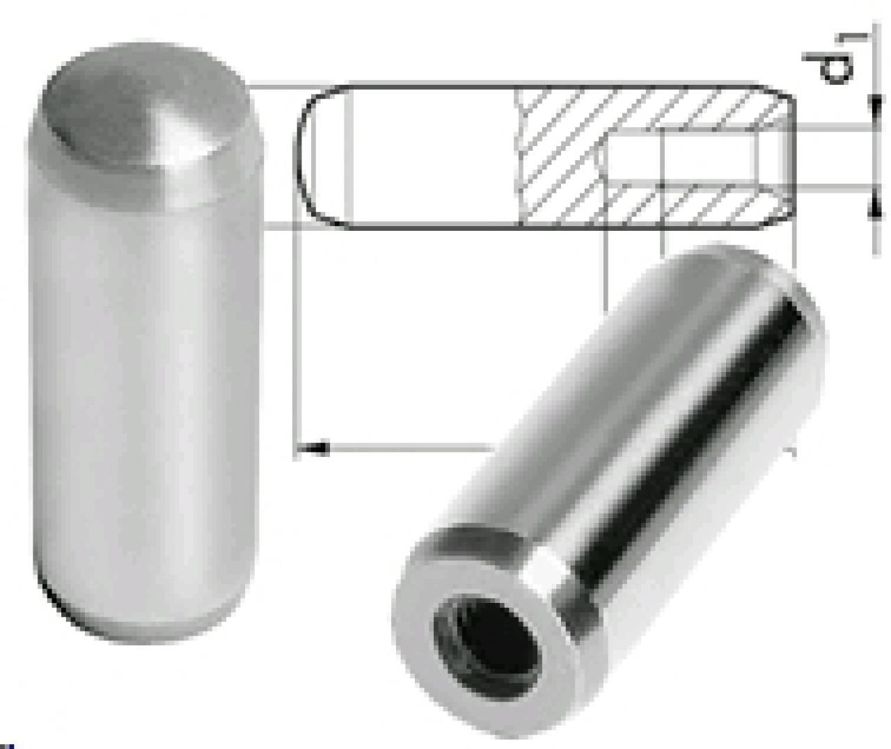 Edzett szeg 10* 32mm DIN7979  (NEO)