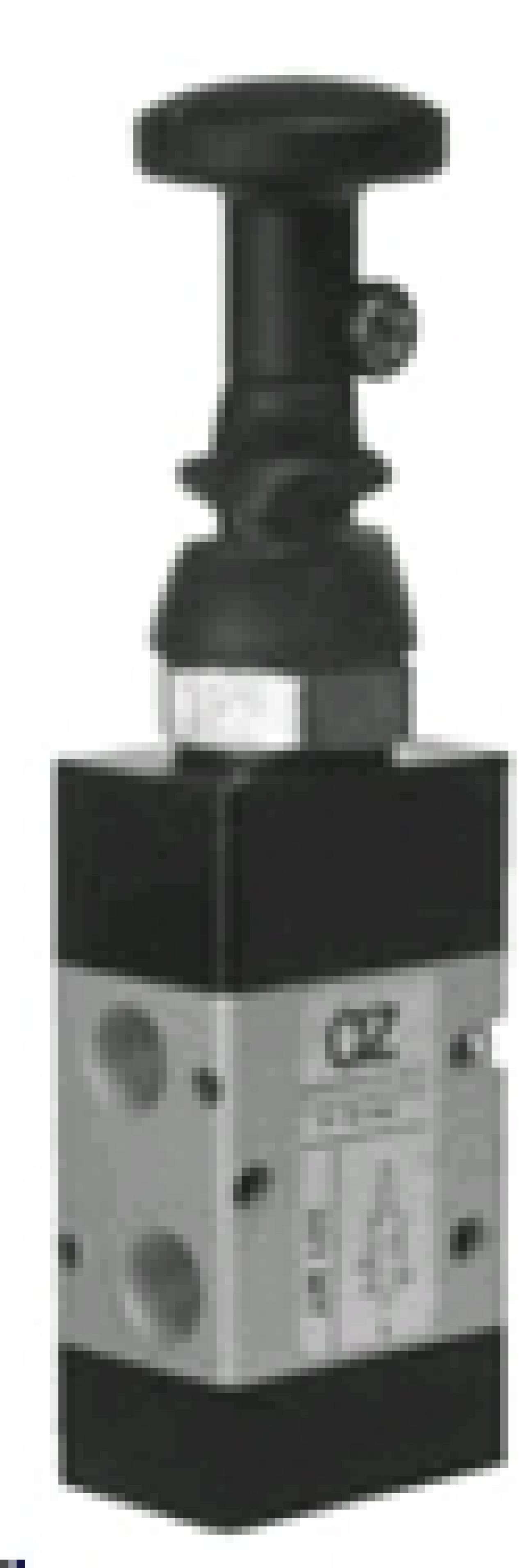 Szelep 3/2-1/8" 321 MT NC 1/8 kézi nyomórudas (AZP)