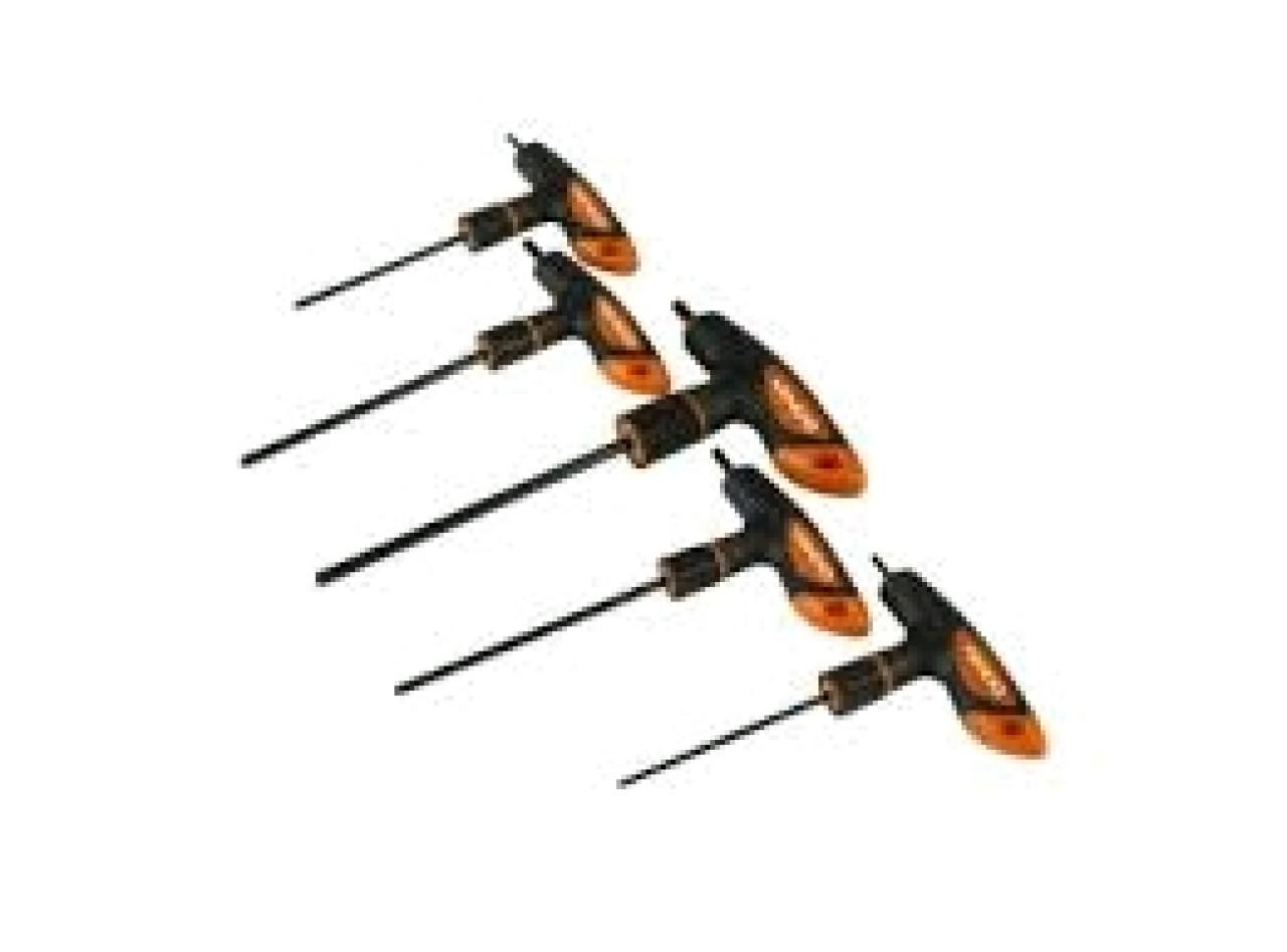 Torx kulcs klt. T-nyelű T10-T30 5db-os CrV No.20780 040208-0740 (KENDO)