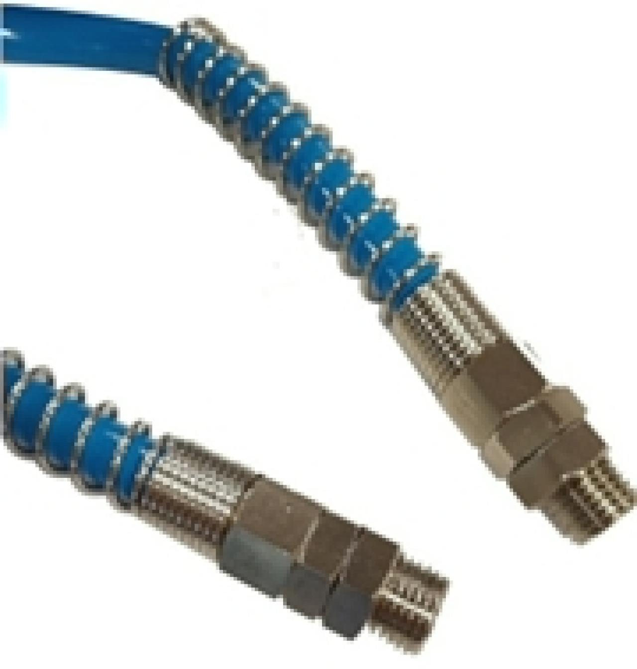 Spiráltömlő 8/5 PU 7,5m 1/4" forgó fittinggel csatlakozó nélkül SPF58SB075R(REC)