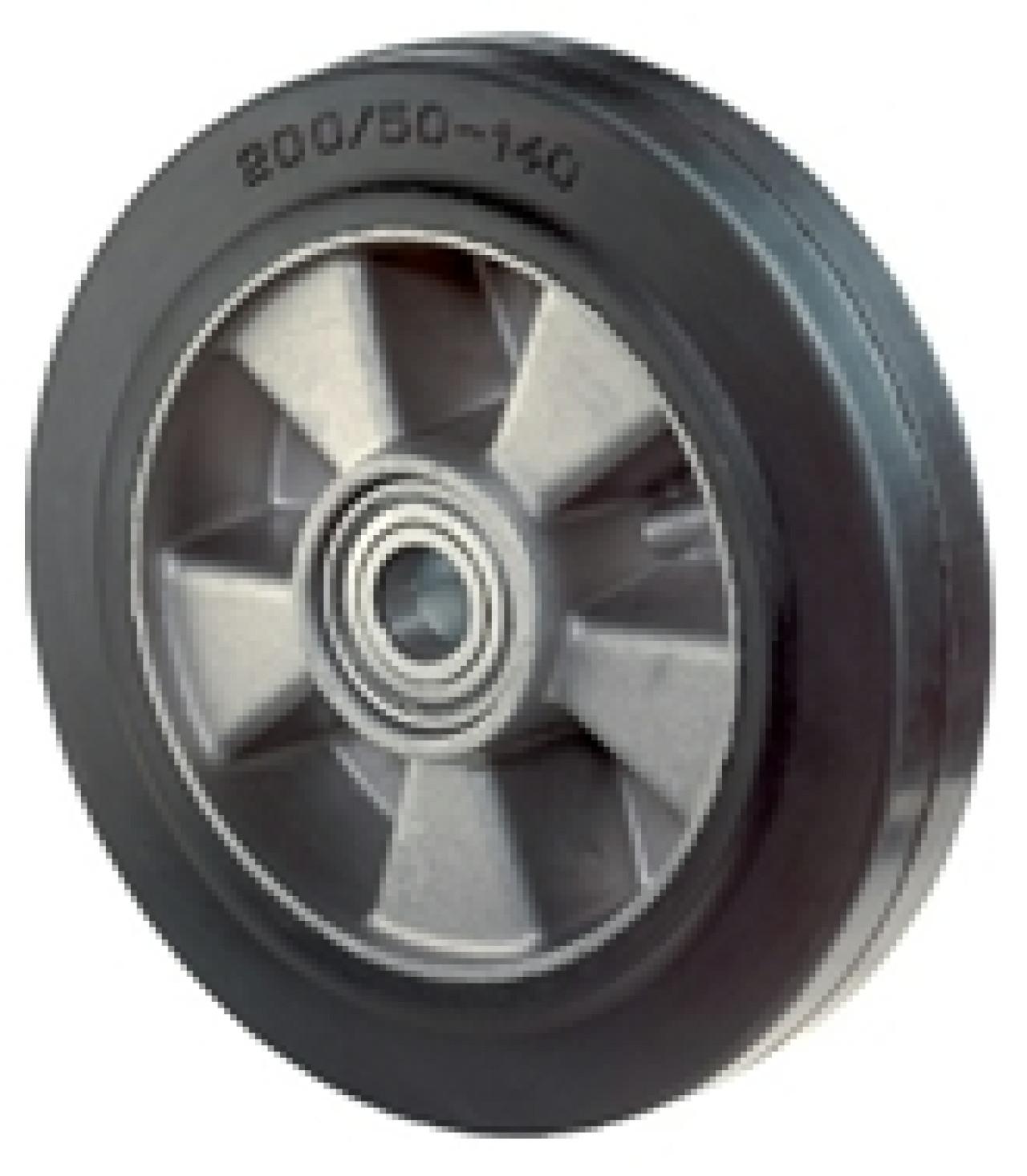 Alapkerék 125 B80.125 fekete terhelhető: 220kg (BS)