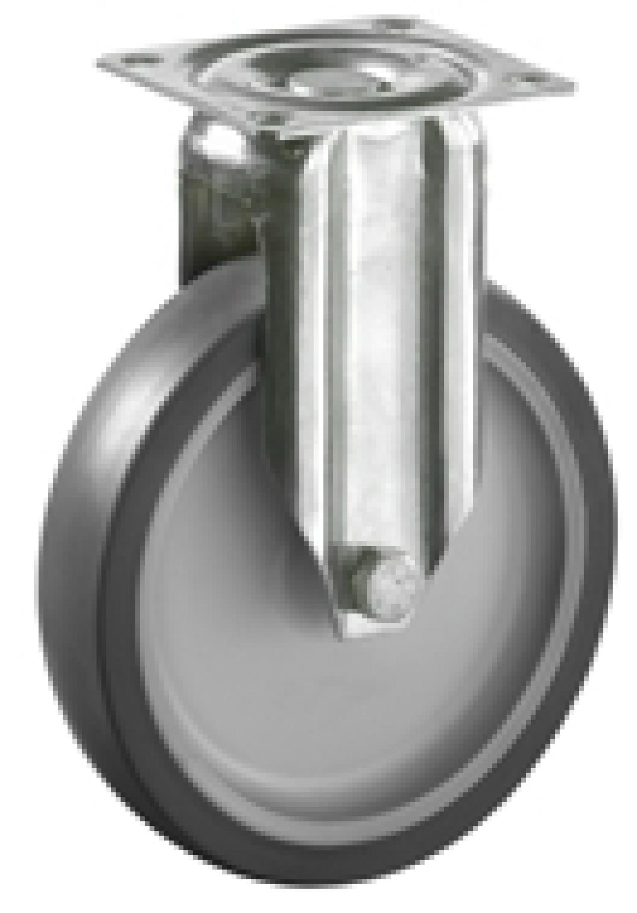 Talpas kerék 50 G110.A90.051 inox fix villa PA fehér terhelhető: 55kg  (BS)