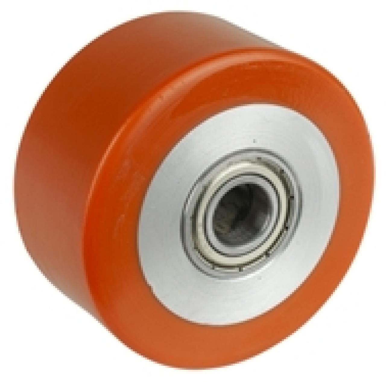 Alapkerék 80 B90.081 barna PU terhelhető: 250Kg (BS)