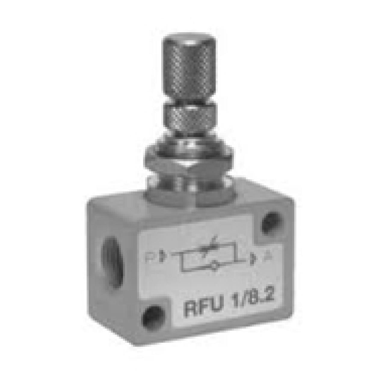Fojtó-visszacsapó szelep 1/4" RFU 1/4" (AZP)