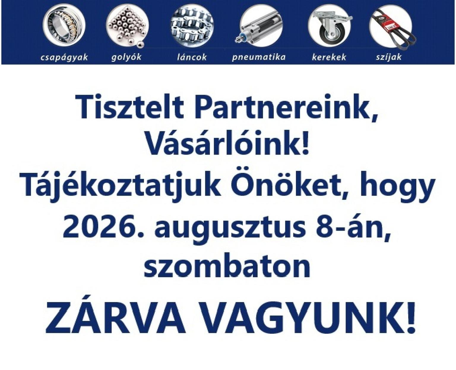 Augusztus 8.ai nyitva tartás