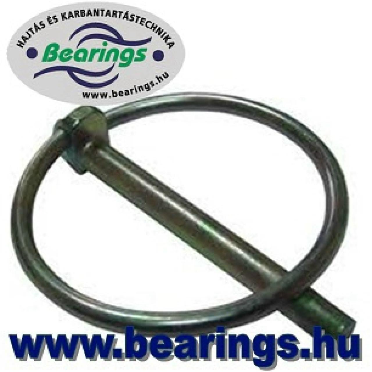 Rugós biztosító csap 8*45mm DIN11023 (EU)