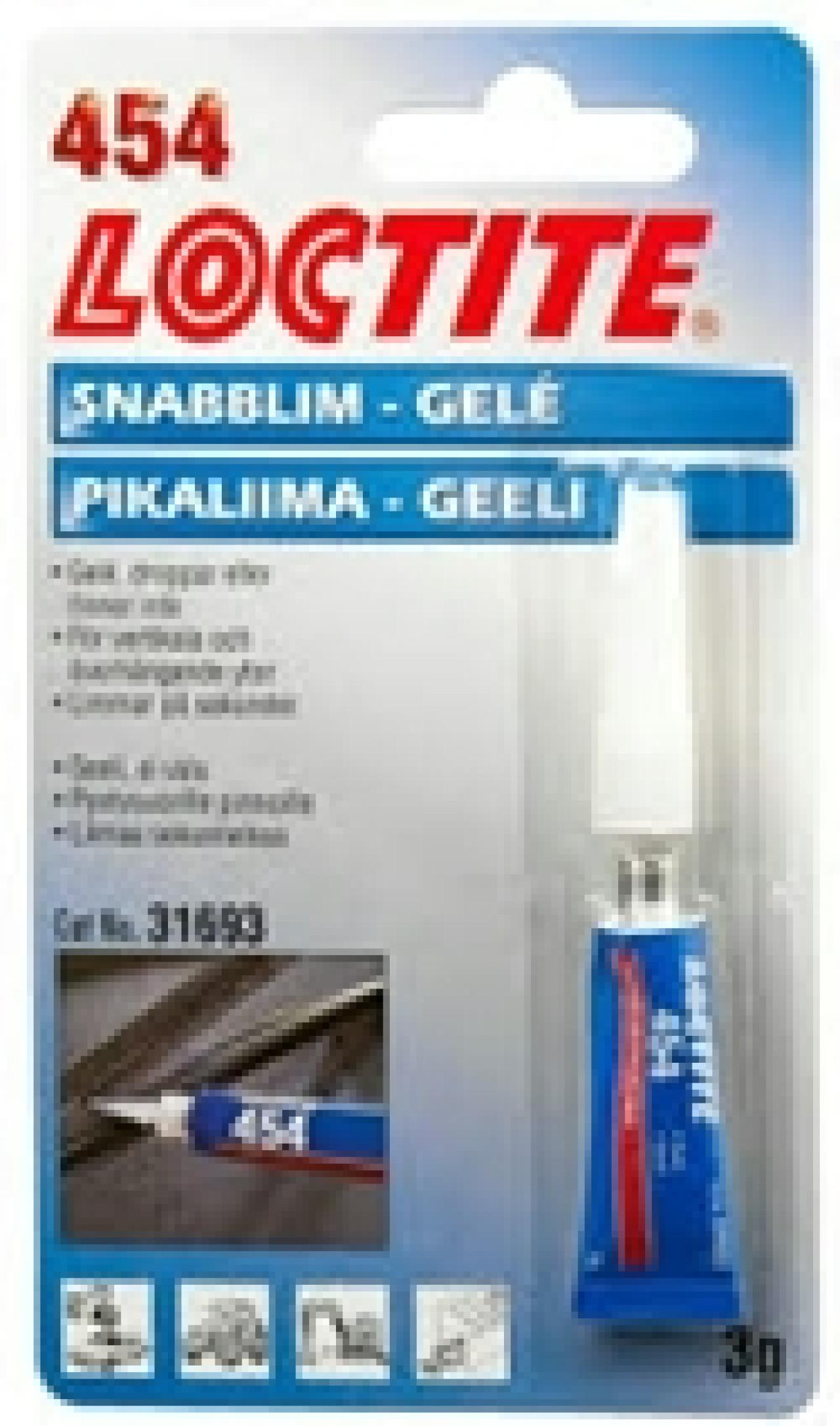 Loctite 454/3gr Pillanatragasztó gél (LOC)